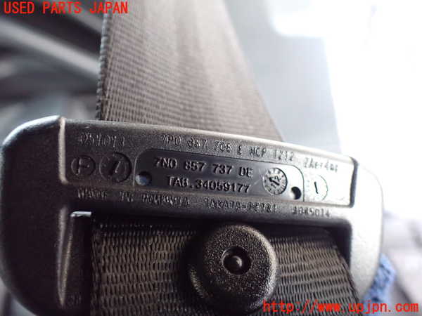 5UPJ-21397075]ポルシェ・カイエン S ハイブリッド(92ACGE)助手席シートベルト 中古_m0002.jpg
