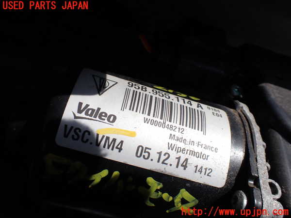 5UPJ-21506770]ポルシェ・マカン ターボ(95BCTL)フロントワイパーモーター 中古_m0002.jpg