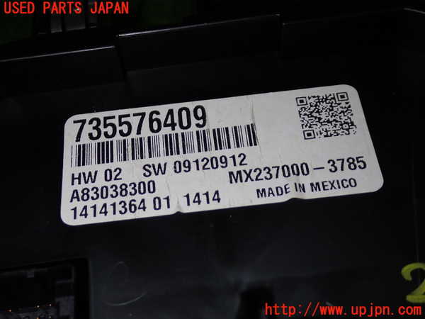 5UPJ-21526066]アバルト・595(312141)エアコンスイッチ1 中古_m0002.jpg