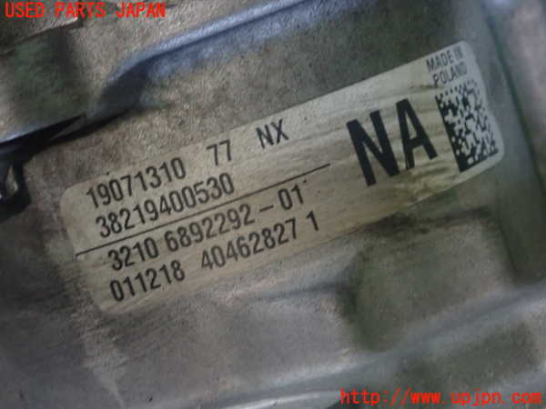 5UPJ-21654235]BMW ミニ(MINI)クーパーD(XN15M F56)パワステギアボックス 中古_m0005.jpg