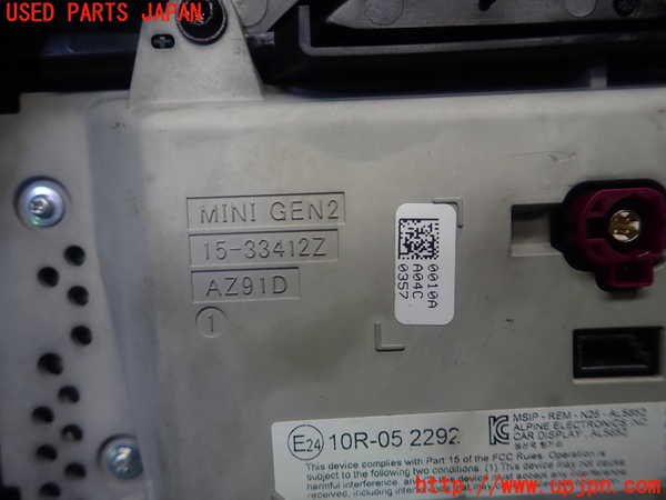 1UPJ-21656629]BMW ミニ(MINI)クーパーD(XN15M F56)モニター 中古_m0004.jpg