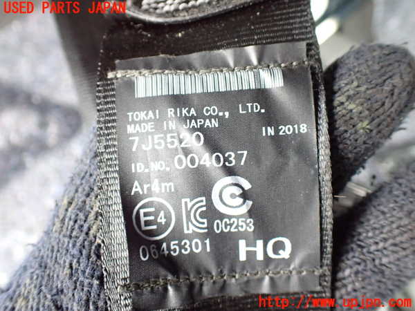 5UPJ-21687135]レクサス・LS500(VXFA55)真中2列目シートベルト 中古_m0003.jpg