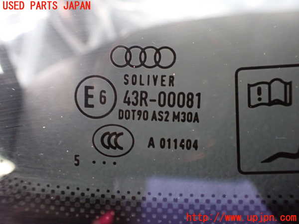 2UPJ-21911382]アウディ・A7 スポーツバック(4GCREC)左クォーターガラス 中古(43R-00081 M30A)_m0002.jpg