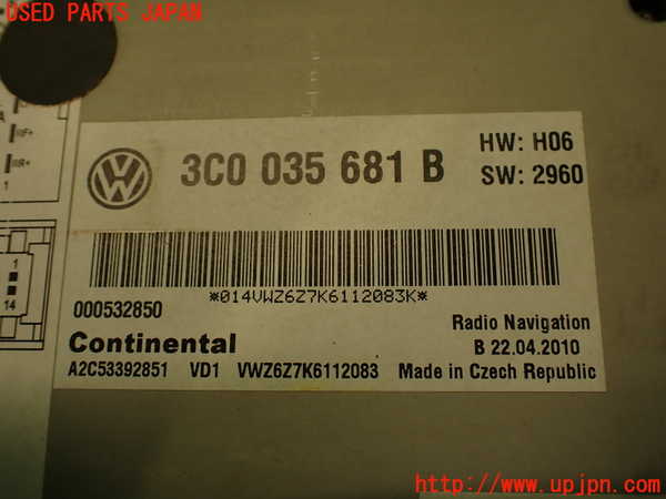 2UPJ-21926589]VW シロッコ(13CAV)カーナビゲーション HDD 中古_m0004.jpg