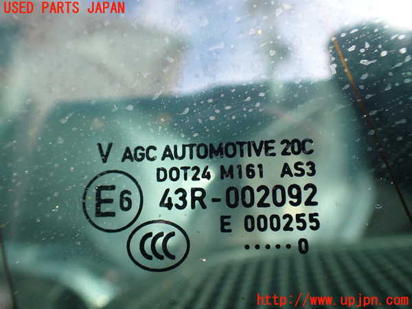 1UPJ-21981382]ポルシェ・カイエン S(92AM48)左クォーターガラス AGC M161 中古_m0002.jpg