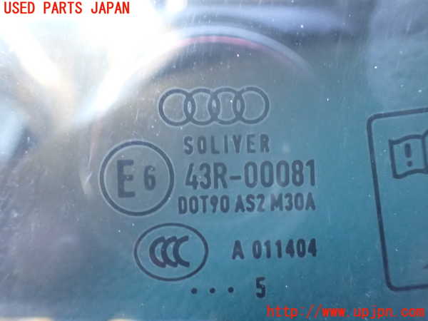 1UPJ-22121382]アウディ・A7 スポーツバック(4GCYPC)左クォーターガラス 43R-00081 中古_m0002.jpg