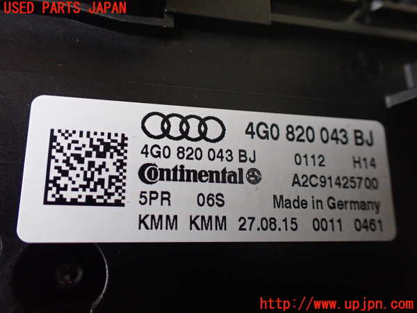 1UPJ-22126066]アウディ・A7 スポーツバック(4GCYPC)エアコンスイッチ1 中古_m0004.jpg