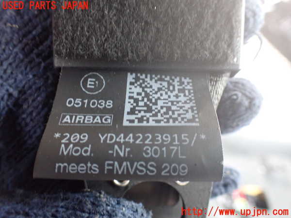 1UPJ-22127075]アウディ・A7 スポーツバック(4GCYPC)助手席シートベルト 中古_m0003.jpg