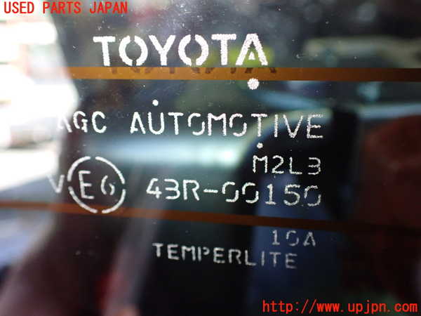 2UPJ-22221380]ジャパン タクシー(JPN TAXI)(NTP10)右クォーターガラス 中古(43R-00150 M2L3)_m0003.jpg