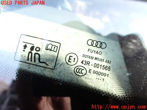 2UPJ-22301380]アウディ・A4 アバント(8WDEZ)右クォーターガラス (43R-001565) 中古_m0002.jpg