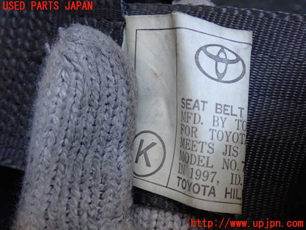 2UPJ-22337185]ハイラックスサーフ(KZN185W)左2列目シートベルト 中古_m0002.jpg