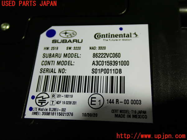 5UPJ-22366154]レヴォーグ(VN5)コンピューター9 86222VC060 中古_m0002.jpg