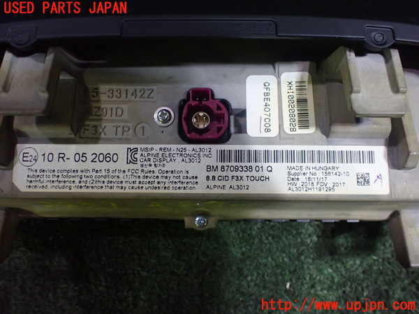 1UPJ-22396629]BMW M4 クーペ(3C30 F82)モニター 中古_m0003.jpg