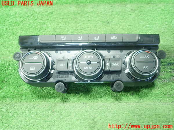 5UPJ-22726066]VW ゴルフ ヴァリアント(AUCHP)エアコンスイッチ1 中古_m0001.jpg
