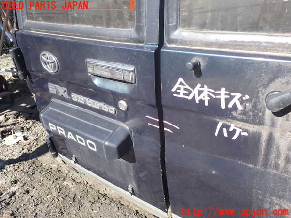 5UPJ-22761566]ランクルプラド(KZJ78W)バックドア リアゲート ハッチ ASAHI M283 中古_m0002.jpg