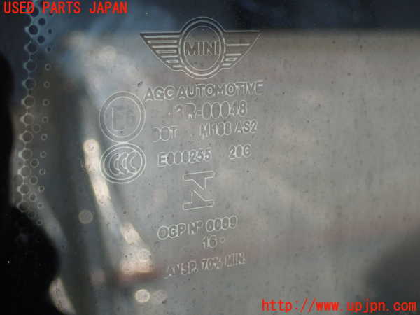 5UPJ-22831382]BMW ミニ(MINI)クーパーD(XN15)(F56)左クォーターガラス 中古(43R-00048 M188)_m0002.jpg