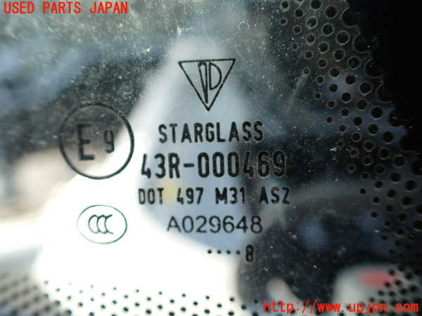 5UPJ-22871380]ポルシェ・ケイマン(98721)右クォーターガラス STARGLASS M31 中古_m0002.jpg