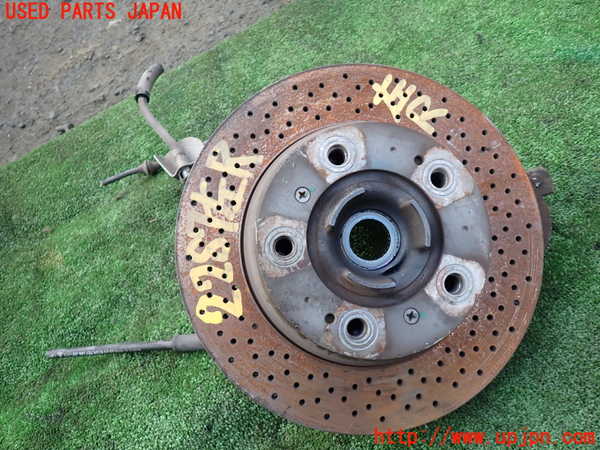 5UPJ-22874305]ポルシェ・ケイマン(98721)左リアナックルハブ 中古_m0001.jpg