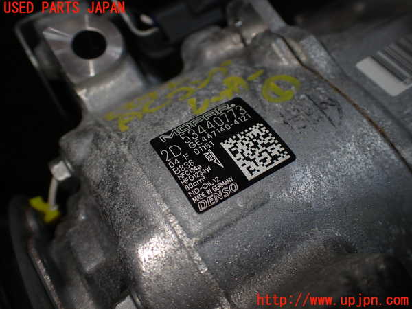 5UPJ-22926025]ジープ・コマンダー(H620)エアコンコンプレッサー 中古_m0004.jpg