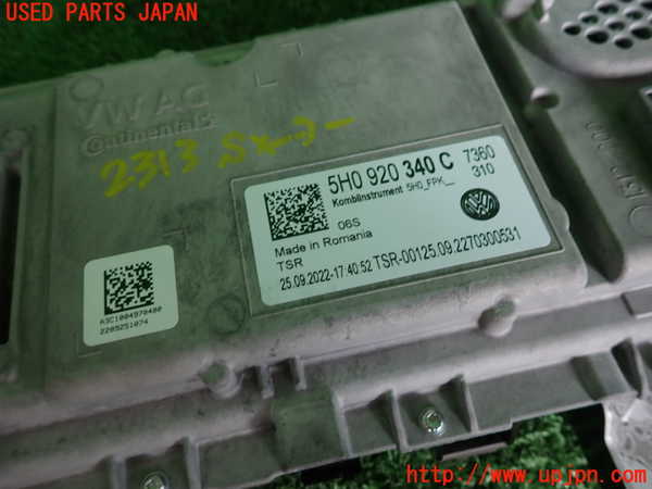 2UPJ-23136170]VW ゴルフ ヴァリアント(CDDFYV)スピードメーター 中古_m0003.jpg