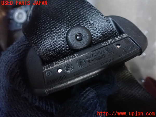 1UPJ-23387155]アウディ・A3 スポーツバック e-トロン(8VCUK)右2列目シートベルト 中古_m0002.jpg