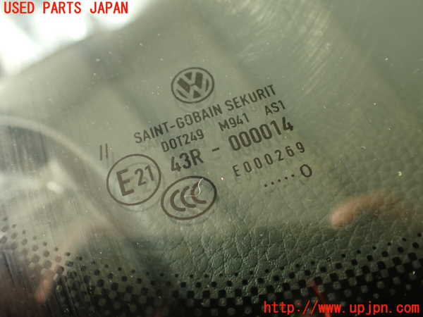 2UPJ-23421195]VW シロッコ(13CAV)フロントガラス (43R-000014) 中古_m0004.jpg
