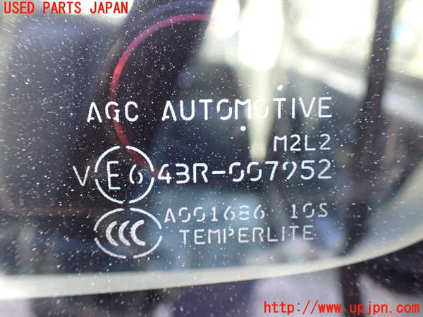 5UPJ-23471382]ジムニー(JB23W)左クォーターガラス AGC M2L2 中古_m0003.jpg