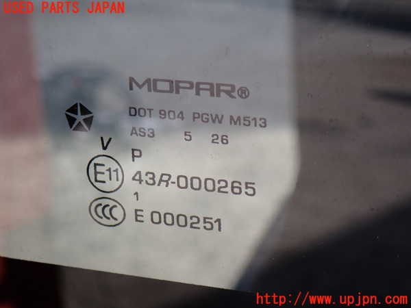 2UPJ-23641380]ジープ・ラングラー アンリミテッド(JK36L)右クォーターガラス (43R-000265 M513) 中古_m0002.jpg