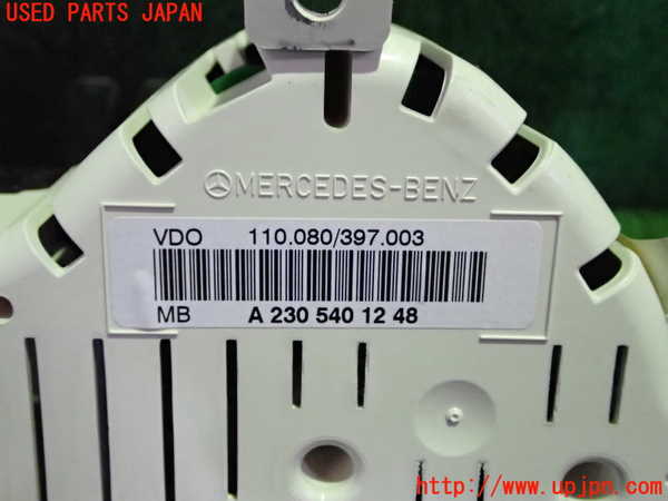 1UPJ-23826170]ベンツ SL350(R230)(230458)スピードメーター 中古_m0003.jpg