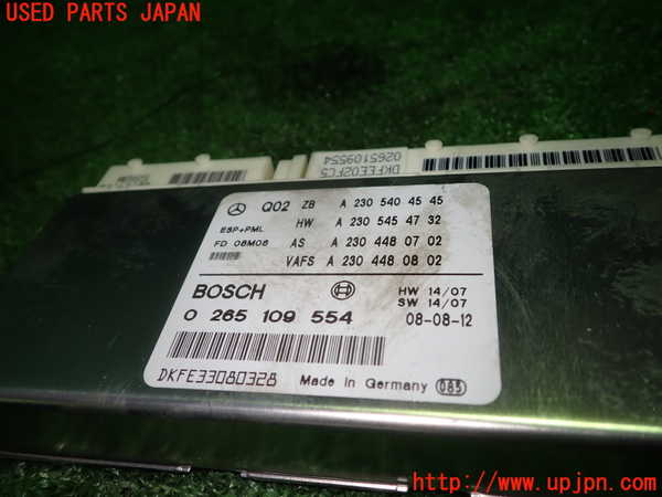 5UPJ-23826152]ベンツ SL350(R230)(230458)コンピューター7 0 265 109 554 中古_m0002.jpg