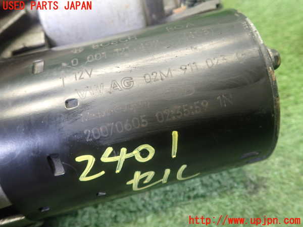 1UPJ-24016010]VW ニュービートルカブリオレ(1YAZJ)セルモーター 中古_m0005.jpg