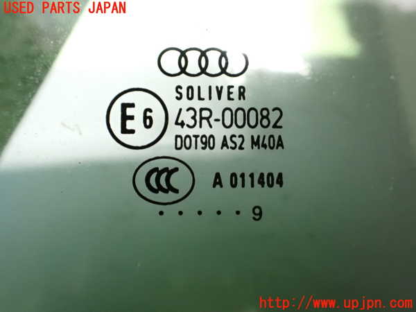 2UPJ-24021380]アウディ・A5 カブリオレ(8FCALF)右クォーターガラス (43R-00082 M40A) 中古_m0002.jpg