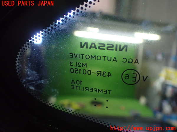 1UPJ-24231382]ノート オーラ(AURA)(FE13)左クォーターガラス AGC M2L3 中古_m0002.jpg