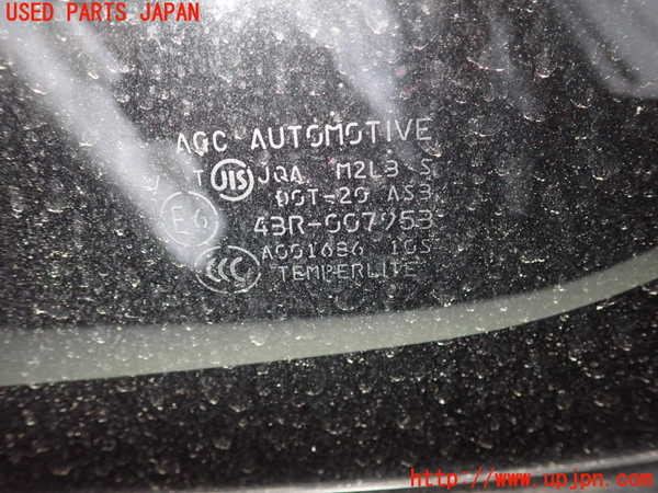 2UPJ-24261382]アウトランダーPHEV(GG2W)左クォーターガラス 中古(43R-007953 M2L3)_m0002.jpg
