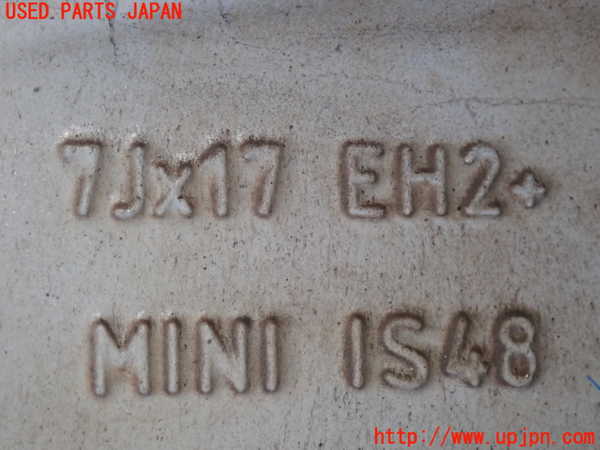 2UPJ-24279036]BMW ミニ(MINI)クーパーS クラブマン(ZG16)タイヤ　ホイール　1本① 205/45R17 中古_m0004.jpg