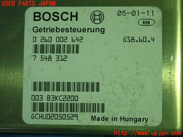 1UPJ-24406115]BMW Z4 ロードスター E85 (BT22)ミッションコンピューター 中古_m0003.jpg