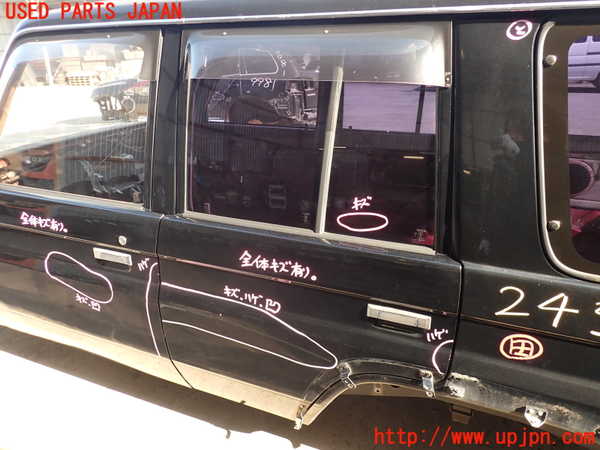 2UPJ-24501320]ランクルプラド(KZJ78W)左後ドア (43R-00014) 中古_m0001.jpg