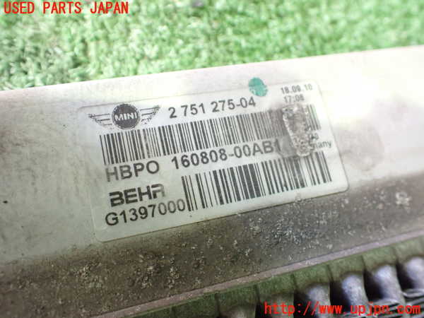 2UPJ-24522321]BMW ミニ(MINI)ジョンクーパーワークス(JCW)(MFJCW)ラジエーター1 中古 (R56)_m0003.jpg