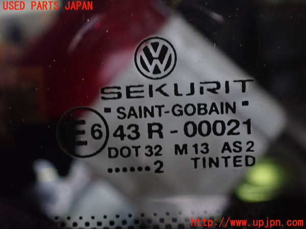 2UPJ-24601380]VW ルポGTI(6EAVY)右クォーターガラス (43R-00021 M13) 中古_m0002.jpg