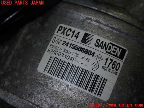 1UPJ-24626025]ルノー・メガーヌ スポーツツアラー(KBM5M)エアコンコンプレッサー 中古_m0002.jpg