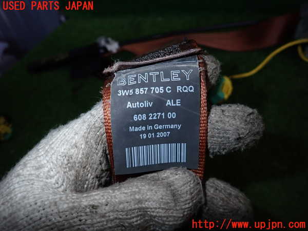 2UPJ-24697045]ベントレー・コンチネンタル・フライング・スパー(BSBEB)運転席シートベルト 中古_m0003.jpg