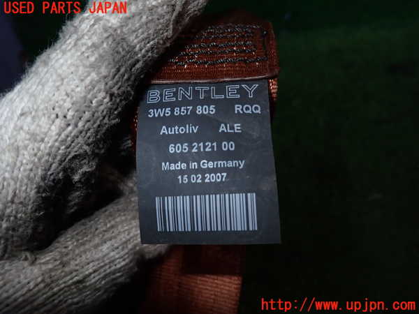 2UPJ-24697185]ベントレー・コンチネンタル・フライング・スパー(BSBEB)左2列目シートベルト 中古_m0003.jpg