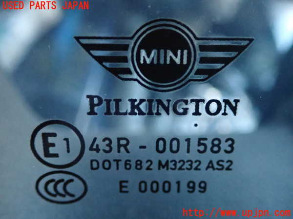 2UPJ-24741382]BMW ミニ(MINI)クーパー クロスオーバー(ZA16)左クォーターガラス (43R-001583 M3232) 中古 R60_m0002.jpg