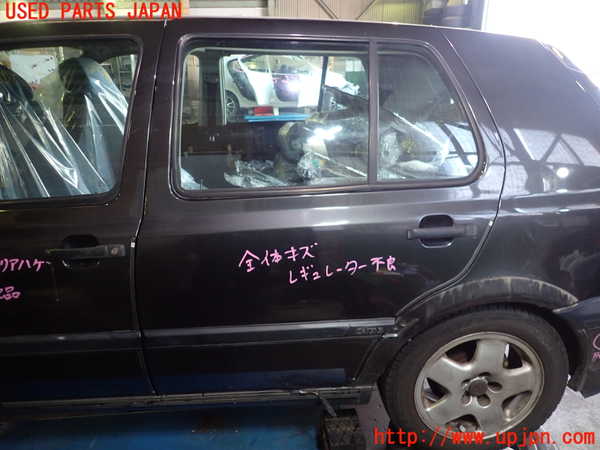 5UPJ-24801320]VW ゴルフ GTI(1HABF)左後ドア SEKURIT M4 中古_m0001.jpg