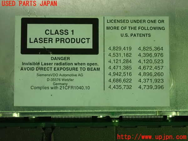1UPJ-24826480]BMW Z4 ロードスター E85(BT22)CDプレーヤー 中古_m0005.jpg