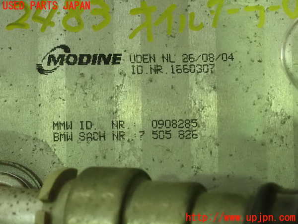 1UPJ-24832481]BMW Z4 ロードスター E85(BT25)オイルクーラー1 中古_m0003.jpg