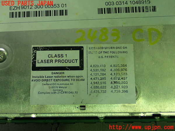 1UPJ-24836480]BMW Z4 ロードスター E85(BT25)CDプレーヤー 中古_m0005.jpg