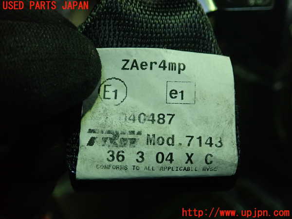 1UPJ-24837075]BMW Z4 ロードスター E85(BT25)助手席シートベルト 中古_m0004.jpg