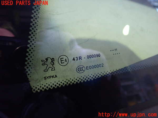 2UPJ-24921382]プジョー・RCZ(T7R5F03)左クォーターガラス (43R-000090) 中古_m0002.jpg