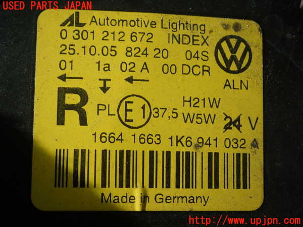 1UPJ-24981130]VW ゴルフ R32(1KBUBF)右ヘッドライト HID 中古_m0004.jpg